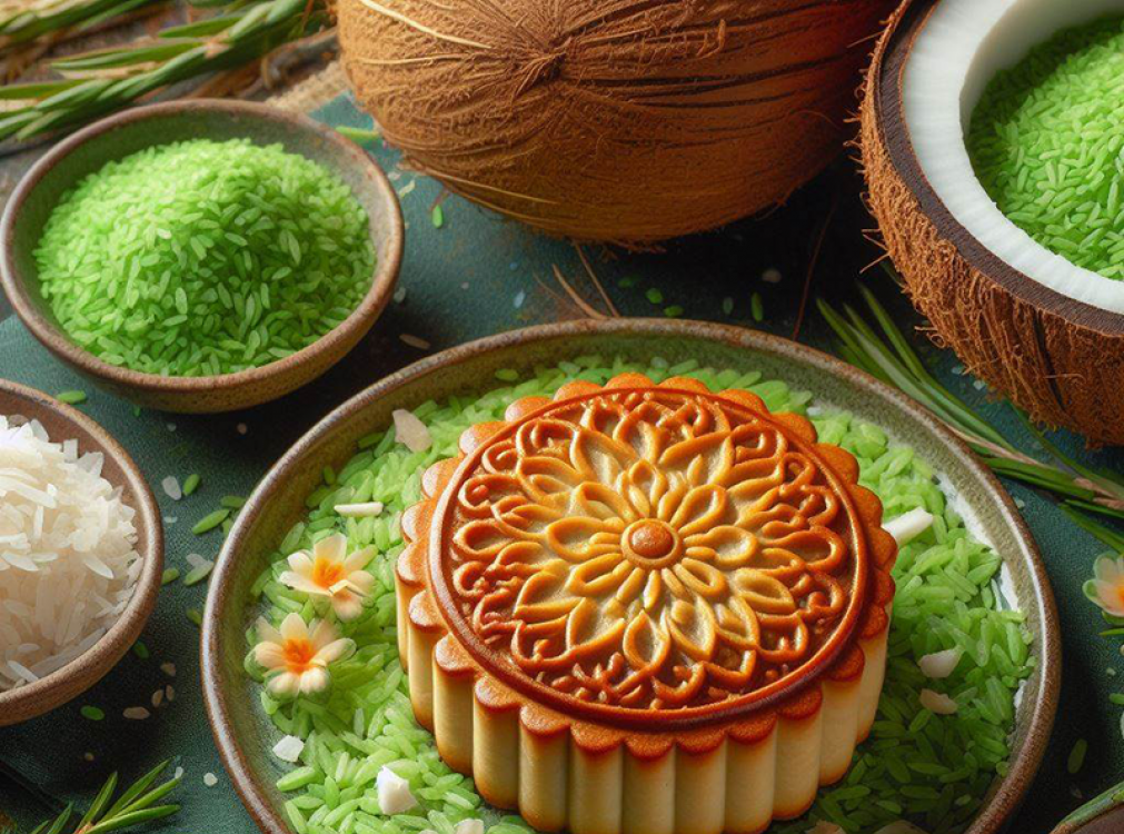 Bánh trung thu cốm gia truyền Laranda