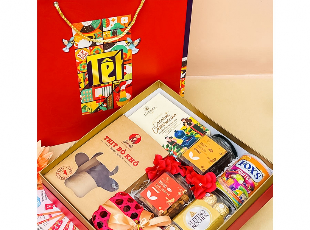 Hộp Quà Tết Cao Cấp 5 Món Laranda